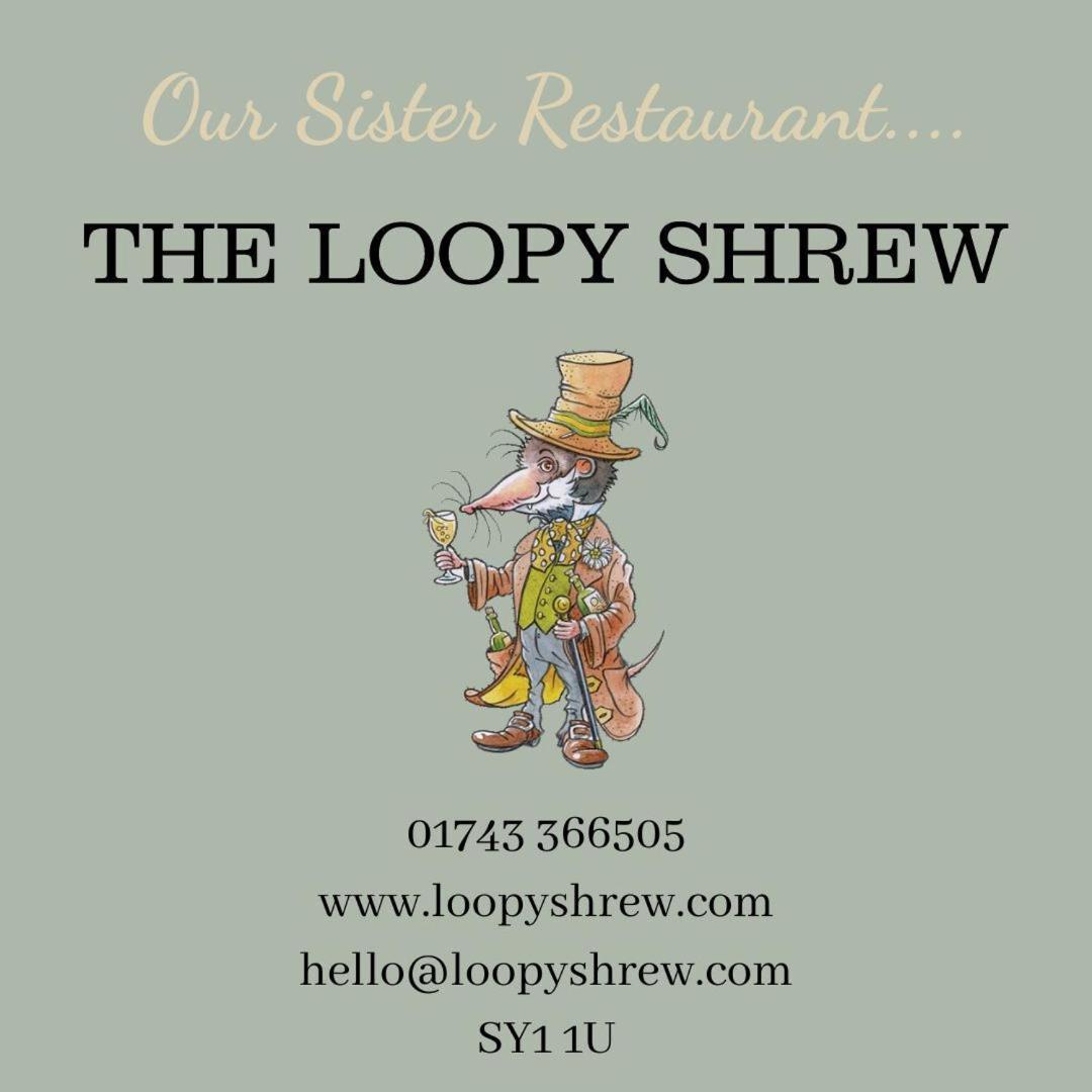 Bed and Breakfast Darwin'S Townhouse Шрусбері Екстер'єр фото The Loopy Shrew logo